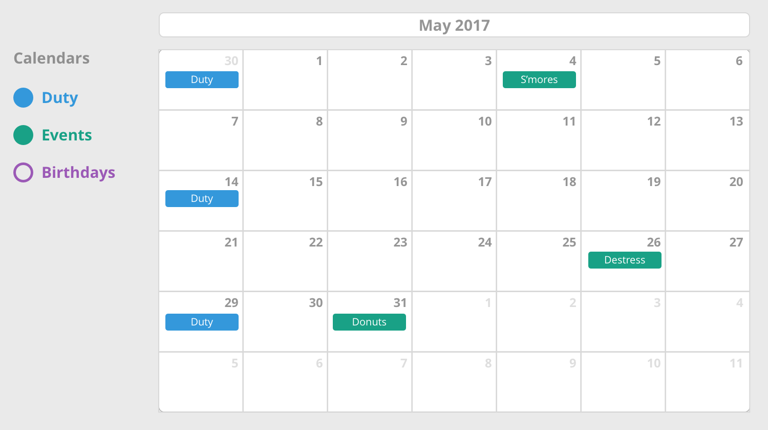 Calendar